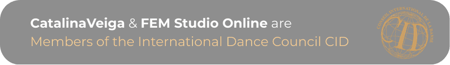 CatalinaVeiga & FEM Studio Online are Members of the International Dance Council CID