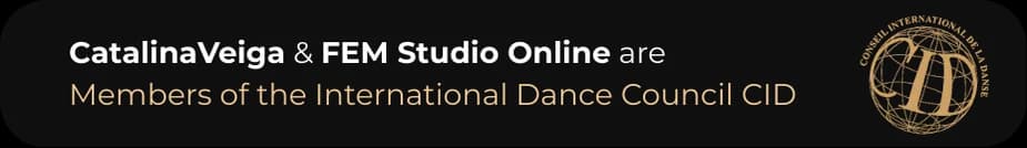 CatalinaVeiga & FEM Studio Online are Members of the International Dance Council CID